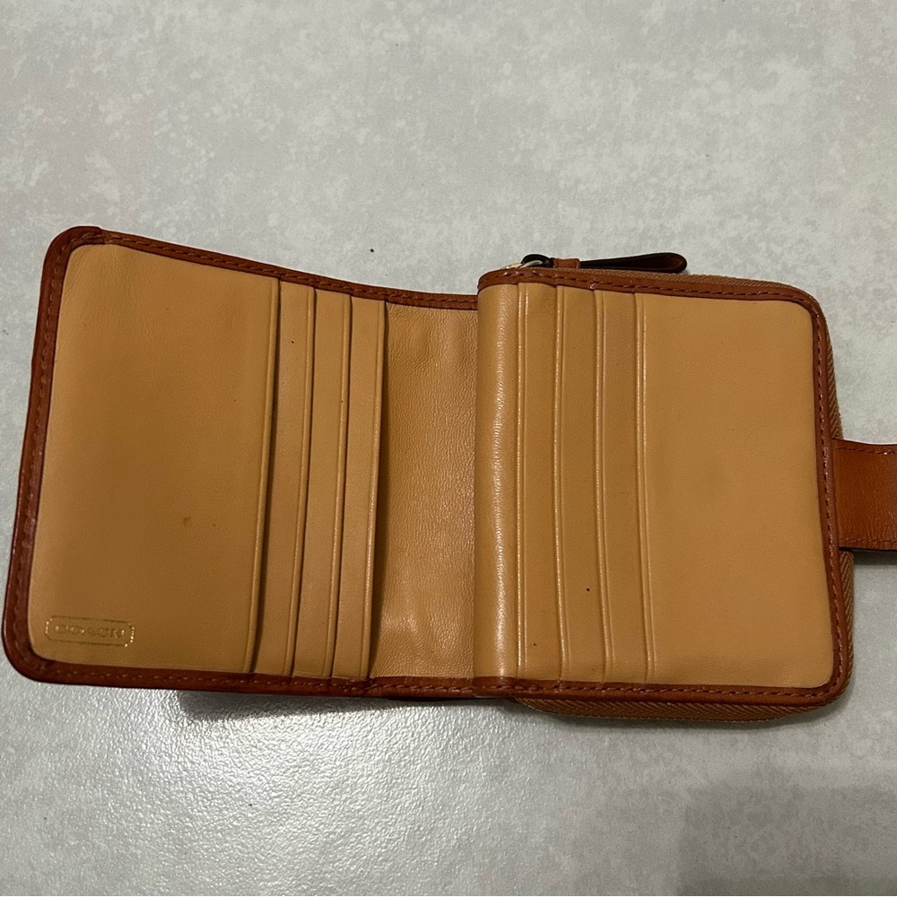 Coach Multicolor Patchwork Zip-Around Bifold Wall… - image 4